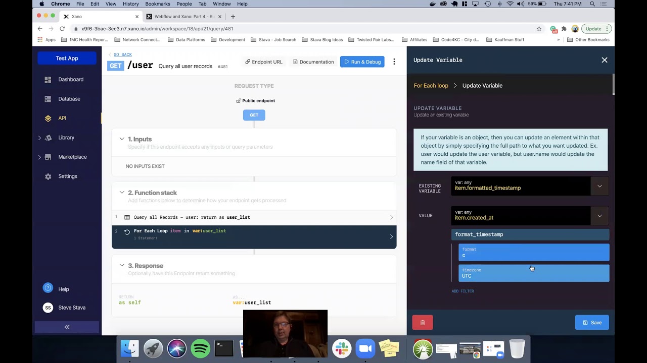Adalo & Xano - Using Xano Timestamps in Adalo Screens